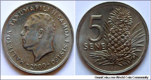 5 cents.
Western Samoa