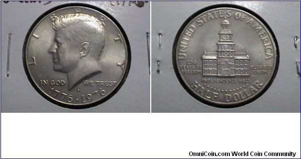 U.S. 1976-D Kennedy Half KM# 205 