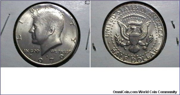 U.S. 1979-D 50 Cents Kennedy Half KM# A202a 