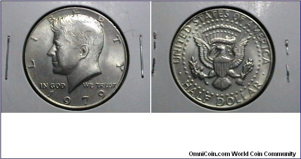 U.S. 1979-P 50 Cents Kennedy Half KM# A202a 