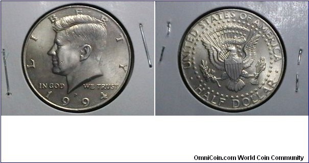 U.S. 1994-P 50 Cents Kennedy Half KM# A202a 