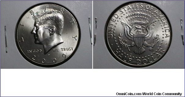 U.S 2009-P 50 Cents Kennedy Half KM#  A202a 