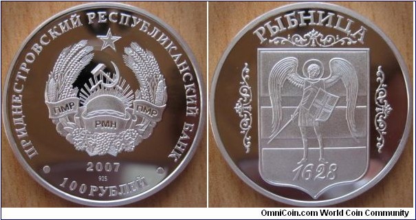 100 Rubles - Rybnica - 14.14 g Ag .925 Proof-like - mintage 500 pcs only !