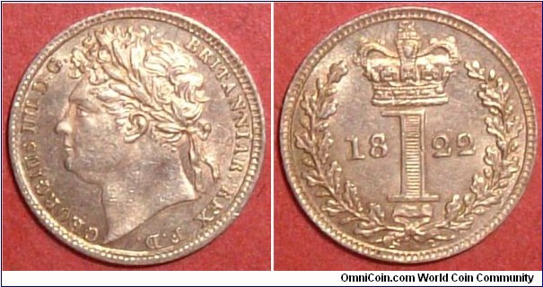 George III. silver penny