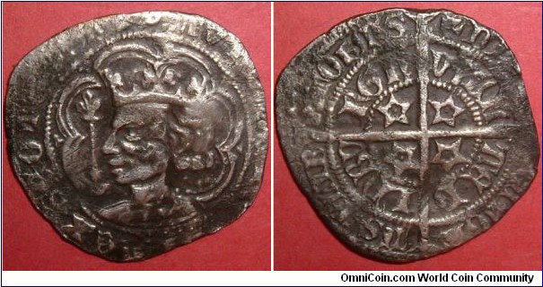 David Bruce II. Scotland Groat 1367
(star on sceptre)
Edinburgh Mint.