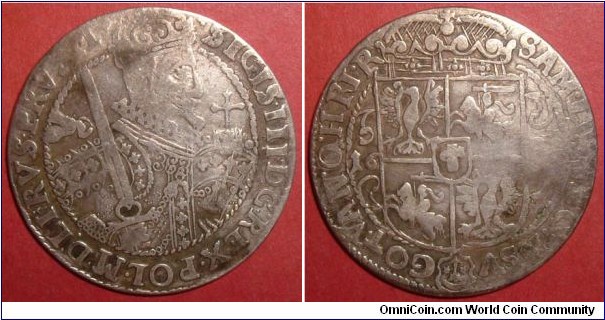 Sigismund III. Ort, 1/4 Thaler 1622