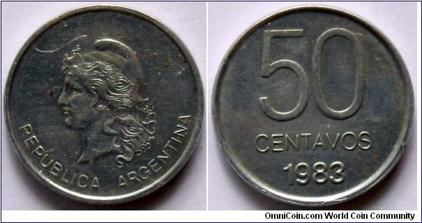 50 centavos.
1983
