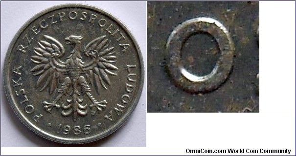 50 groszy.
1986, Variety 