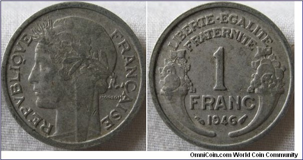 1946 VF 1 franc