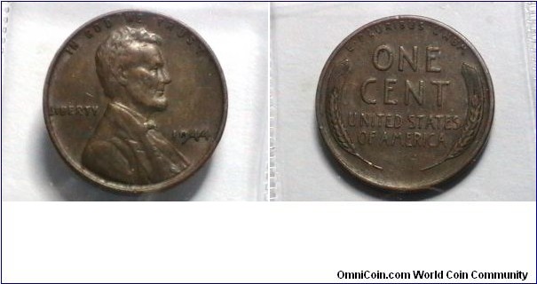 U.S. 1944-P 1 Cent KM# A132 