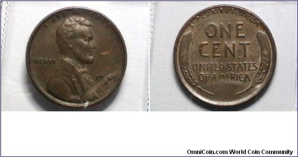 U.S. 1949-S 1 Cent KM# A132 