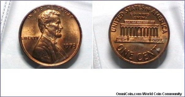 U.S. 1973-P 1 Cent KM# 201 