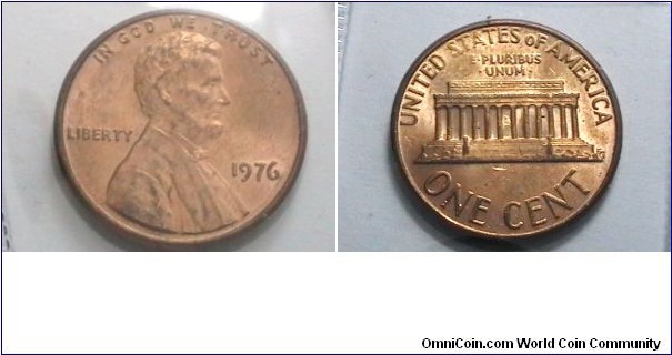 U.S. 1976-P 1 Cent KM# 201 