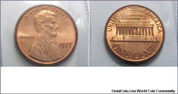 U.S. 1977-P 1 Cent KM# 201 