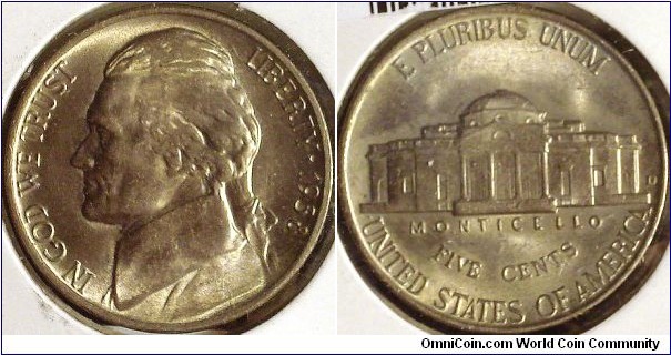 1938D Nickel