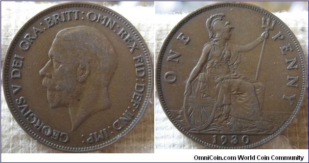 1930 penny GVF, better then average