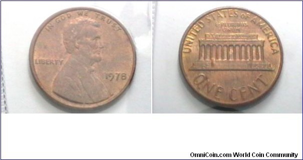 U.S. 1978-P 1 Cent KM# 201 