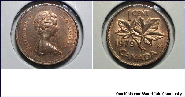 Canada 1979 1 cent KM# 59.2 