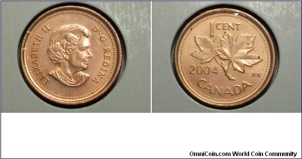 Canada 2004 1 Cent KM# 490 