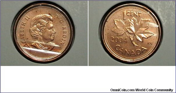 Canada 2004-P 1 Cent  KM# 490 