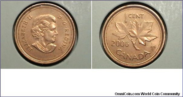Canada 2006 1 Cent KM# 490 