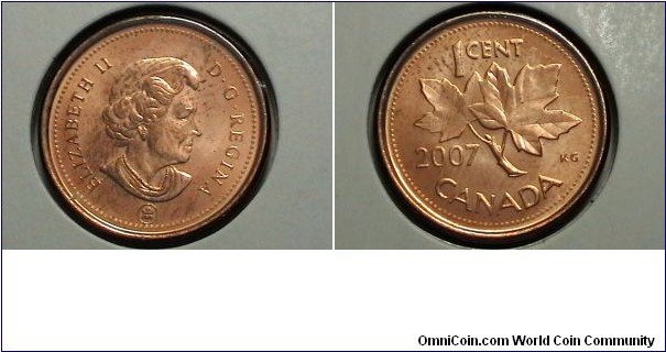Canada 2007L 1 Cent KM# 490