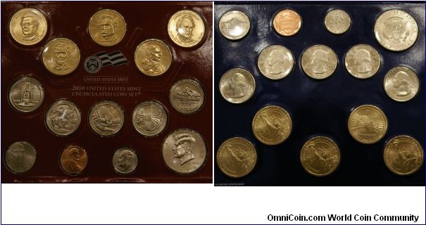 2010 Uncirculated 28 coin set.  a few less coins in it than last year