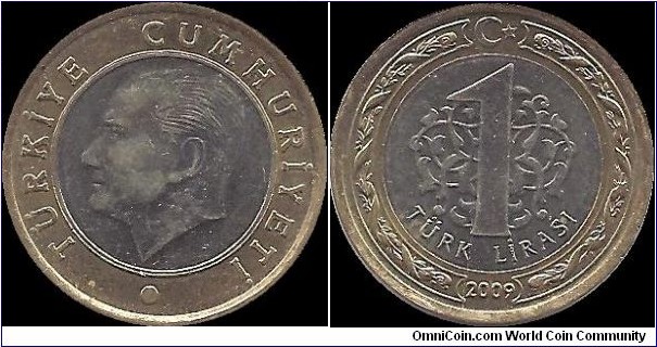 1 Turkish Lira 2009 II