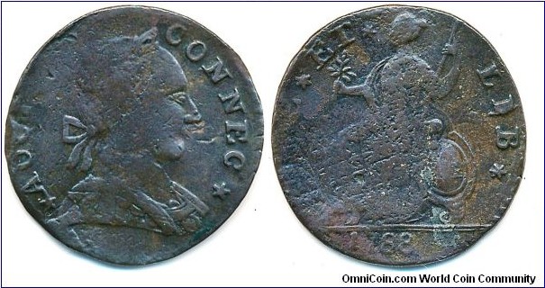 Connecticut copper, miller 2-D. Crude.