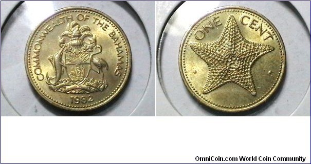 Bahamas 1982 1 Cent KM# 59 