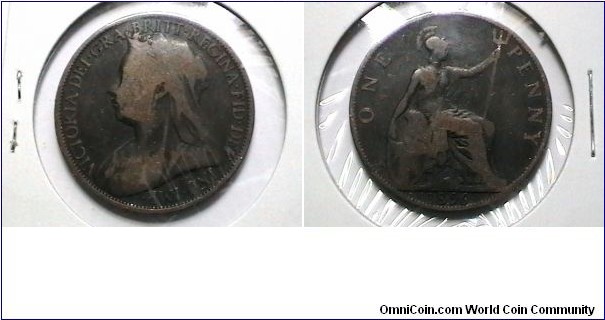 Great Britain 1889 1 Penny 
