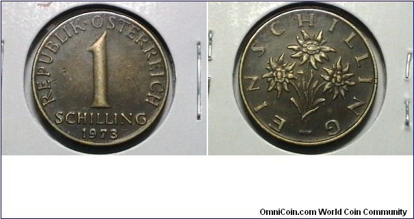 Austria 1973 1 Schilling KM# 2886 