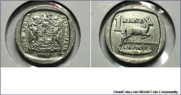 South Africa 1994 1 Rand KM# 138 