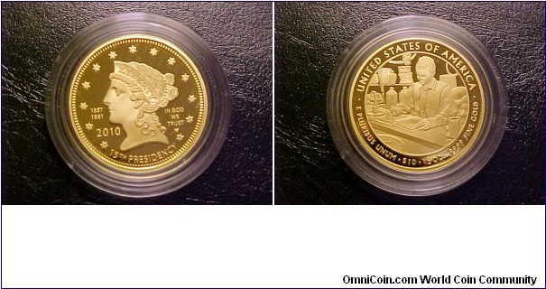 The proof version of the last Liberty first spouse coins!