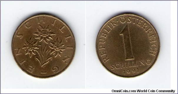 1 Schilling Aluminum-Bronze. 