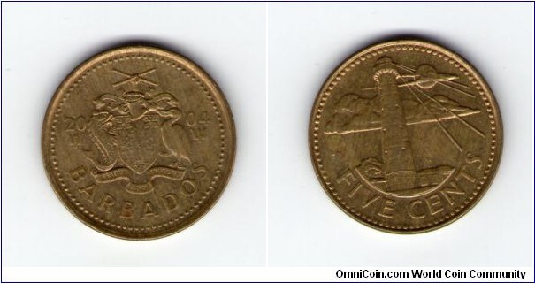 5 Cents Brass.