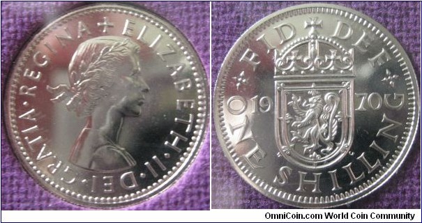 1970 proof scottish shilling