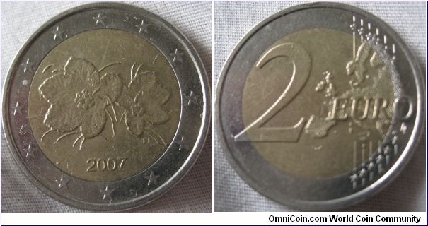 2007 2 euro, VF