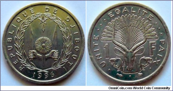 1 franc.
1996