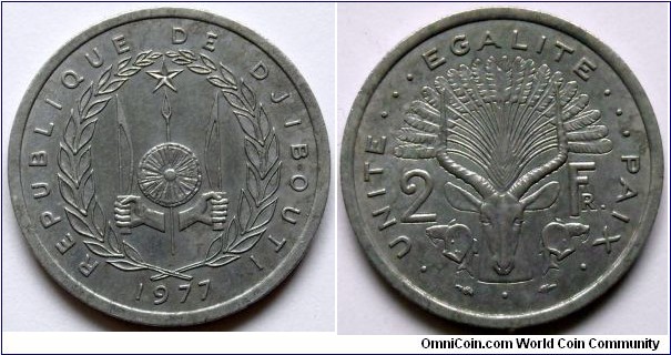 2 francs.
1977