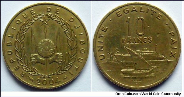 10 francs.
2004
