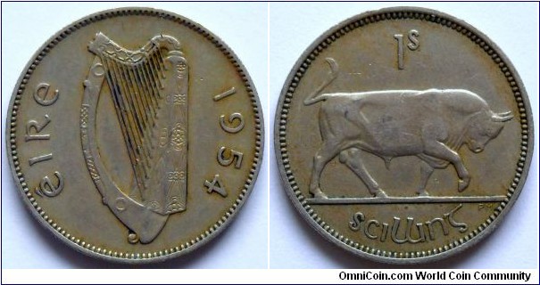 1 shilling.
1954