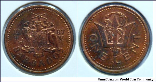 1 cent.
1987