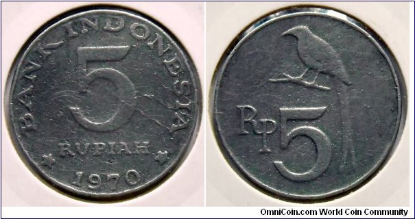 5 rupiah.
1970