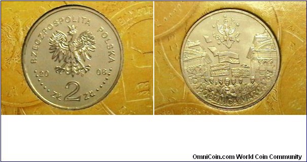 Poland 2008 2 Zylote Historical Ann. (40th Ann. of March 1968) 