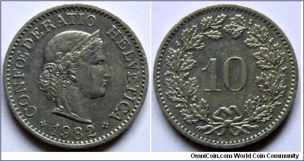 10 rappen.
1982