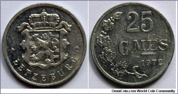 25 centimes.
1972