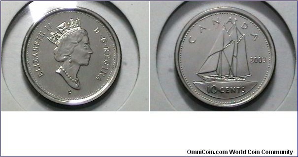 Canada 2003P 10 Cents Proof Like KM# 183b 