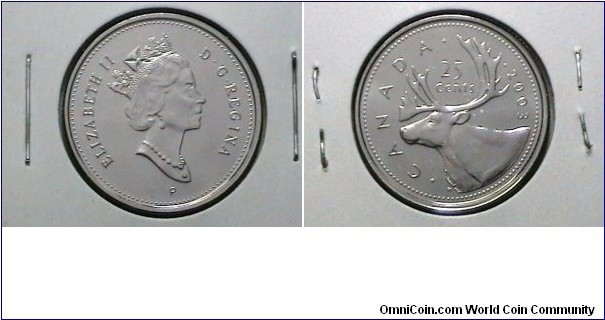 Canada 2003P 25 Cents Proof Like KM# 184b 