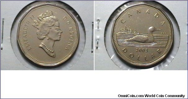 Canada 2003 1 Dollar Proof Like KM# 186 